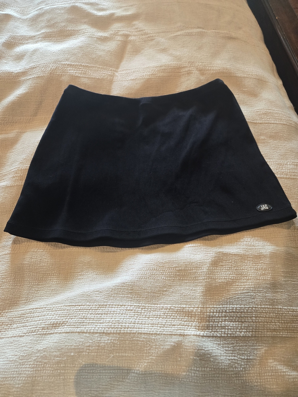 Jag  Black Mini Skirt - Simple A-Line